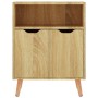 Aparador de madera de ingeniería roble Sonoma 60x30x72 cm de vidaXL, Aparadores - Ref: Foro24-326825, Precio: 82,06 €, Descue...
