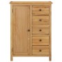 Armario de madera maciza de roble 76x52x105 cm de , Armarios roperos - Ref: Foro24-289199, Precio: 394,22 €, Descuento: %