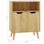 Aparador de madera de ingeniería roble Sonoma 60x30x72 cm de vidaXL, Aparadores - Ref: Foro24-326825, Precio: 82,06 €, Descue...