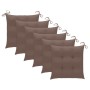 Sillas de jardín y cojines 6 unidades madera maciza de acacia de , Sillas de jardín - Ref: Foro24-3078189, Precio: 463,95 €, ...