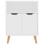 Aparador de madera de ingeniería blanco 60x30x72 cm de vidaXL, Aparadores - Ref: Foro24-326822, Precio: 83,83 €, Descuento: %