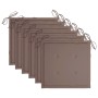 Sillas de jardín y cojines 6 unidades madera maciza de acacia de , Sillas de jardín - Ref: Foro24-3078589, Precio: 805,40 €, ...