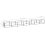 Perrera acero 7 m² negra de , Casetas y cercados para perros - Ref: Foro24-3082097, Precio: 301,67 €, Descuento: %