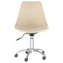Sillas de comedor giratorias 4 unidades tela crema de , Sillas de comedor - Ref: Foro24-3085388, Precio: 252,77 €, Descuento: %