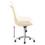 Sillas de comedor giratorias 4 unidades tela crema de , Sillas de comedor - Ref: Foro24-3085388, Precio: 252,77 €, Descuento: %