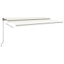 Toldo de pie automático crema 500x300 cm de , Toldos - Ref: Foro24-3069787, Precio: 610,65 €, Descuento: %