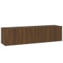 Mueble pared TV madera contrachapada roble marrón 120x30x30 cm de , Muebles TV - Ref: Foro24-815101, Precio: 83,15 €, Descuen...