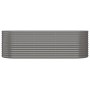 Jardinera arriate acero recubrimiento polvo gris 224x80x68 cm de , Maceteros y jardineras - Ref: Foro24-318954, Precio: 92,14...