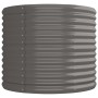 Jardinera arriate acero recubrimiento polvo gris 224x80x68 cm de , Maceteros y jardineras - Ref: Foro24-318954, Precio: 92,14...