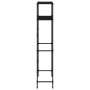 Estantería 2 niveles sobre lavadora hierro negro 69x28x143 cm de , Toalleros - Ref: Foro24-343131, Precio: 27,83 €, Descuento: %