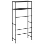Estantería 2 niveles sobre lavadora hierro negro 69x28x143 cm de , Toalleros - Ref: Foro24-343131, Precio: 27,83 €, Descuento: %