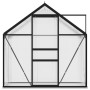 Invernadero de aluminio gris antracita 1,33 m² de , Invernaderos - Ref: Foro24-312064, Precio: 273,48 €, Descuento: %