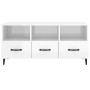 Mueble de TV madera contrachapada blanco brillo 102x35x50 cm de , Muebles TV - Ref: Foro24-812615, Precio: 58,78 €, Descuento: %