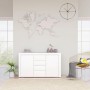 Aparador de madera contrachapada blanco 120x36x69 cm de , Aparadores - Ref: Foro24-801841, Precio: 137,18 €, Descuento: %