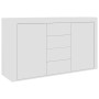 Aparador de madera contrachapada blanco 120x36x69 cm de , Aparadores - Ref: Foro24-801841, Precio: 137,18 €, Descuento: %
