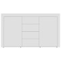 Aparador de madera contrachapada blanco 120x36x69 cm de , Aparadores - Ref: Foro24-801841, Precio: 137,18 €, Descuento: %