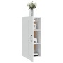 Armario colgante madera de ingeniería blanco brillo 35x34x90 cm de , Taquillas y armarios de almacenamiento - Ref: Foro24-812...