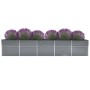 Arriate de acero galvanizado gris 400x80x45 cm de , Maceteros y jardineras - Ref: Foro24-47056, Precio: 82,21 €, Descuento: %