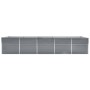 Arriate de acero galvanizado gris 400x80x45 cm de , Maceteros y jardineras - Ref: Foro24-47056, Precio: 82,21 €, Descuento: %