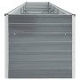 Arriate de acero galvanizado gris 400x80x45 cm de , Maceteros y jardineras - Ref: Foro24-47056, Precio: 82,21 €, Descuento: %