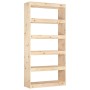 Estantería/divisor de espacios madera de pino 80x30x167,4 cm de , Librerías y estanterías - Ref: Foro24-808198, Precio: 112,5...