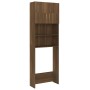 Armario de lavadora marrón roble 64x25,5x190 cm de , Accesorios para lavadoras y secadoras - Ref: Foro24-815071, Precio: 92,1...