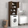 Armario de lavadora marrón roble 64x25,5x190 cm de , Accesorios para lavadoras y secadoras - Ref: Foro24-815071, Precio: 92,1...