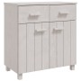 Aparador HAMAR madera maciza de pino blanca 79x40x80 cm de , Aparadores - Ref: Foro24-340437, Precio: 109,42 €, Descuento: %