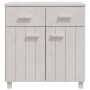 Aparador HAMAR madera maciza de pino blanca 79x40x80 cm de , Aparadores - Ref: Foro24-340437, Precio: 109,42 €, Descuento: %