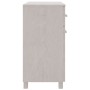Aparador HAMAR madera maciza de pino blanca 79x40x80 cm de , Aparadores - Ref: Foro24-340437, Precio: 109,42 €, Descuento: %