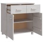 Aparador HAMAR madera maciza de pino blanca 79x40x80 cm de , Aparadores - Ref: Foro24-340437, Precio: 109,42 €, Descuento: %