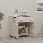 Aparador HAMAR madera maciza de pino blanca 79x40x80 cm de , Aparadores - Ref: Foro24-340437, Precio: 109,42 €, Descuento: %