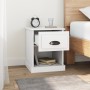 Mesita de noche madera contrachapada blanco 39x39x47,5 cm de , Mesitas de noche - Ref: Foro24-816128, Precio: 41,71 €, Descue...