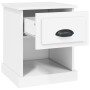 Mesita de noche madera contrachapada blanco 39x39x47,5 cm de , Mesitas de noche - Ref: Foro24-816128, Precio: 41,71 €, Descue...