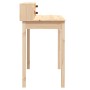 Escritorio de madera maciza de pino 110x50x93 cm de , Escritorios - Ref: Foro24-823529, Precio: 94,09 €, Descuento: %