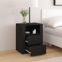 Mesita de noche madera contrachapada negro 50x36x60 cm de , Mesitas de noche - Ref: Foro24-816729, Precio: 76,59 €, Descuento: %