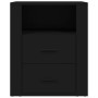 Mesita de noche madera contrachapada negro 50x36x60 cm de , Mesitas de noche - Ref: Foro24-816729, Precio: 76,59 €, Descuento: %