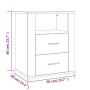 Mesita de noche madera contrachapada negro 50x36x60 cm de , Mesitas de noche - Ref: Foro24-816729, Precio: 76,59 €, Descuento: %