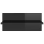 Estantes de pared 2 unidades negro brillo 40x11,5x18 cm de , Estantes y estanterías - Ref: Foro24-807311, Precio: 17,80 €, De...