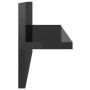 Estantes de pared 2 unidades negro brillo 40x11,5x18 cm de , Estantes y estanterías - Ref: Foro24-807311, Precio: 17,80 €, De...
