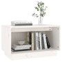 Mueble de TV de madera maciza de pino blanco 60x35x35 cm de , Muebles TV - Ref: Foro24-813825, Precio: 41,02 €, Descuento: %