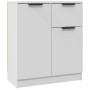 Aparador de madera contrachapada blanco 60x30x70 cm de , Aparadores - Ref: Foro24-811106, Precio: 82,55 €, Descuento: %
