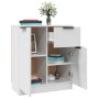 Aparador de madera contrachapada blanco 60x30x70 cm de , Aparadores - Ref: Foro24-811106, Precio: 82,55 €, Descuento: %