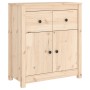 Aparador de madera maciza de pino 70x35x80 cm de , Aparadores - Ref: Foro24-813749, Precio: 106,06 €, Descuento: %