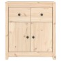 Aparador de madera maciza de pino 70x35x80 cm de , Aparadores - Ref: Foro24-813749, Precio: 106,06 €, Descuento: %