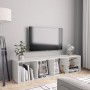Estantería/mueble de TV blanco brillo 143x30x36 cm de , Estantes y estanterías - Ref: Foro24-800267, Precio: 77,77 €, Descuen...