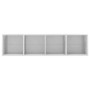 Estantería/mueble de TV blanco brillo 143x30x36 cm de , Estantes y estanterías - Ref: Foro24-800267, Precio: 77,77 €, Descuen...