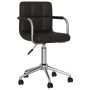 Silla de comedor giratoria cuero sintético negro de , Sillas de comedor - Ref: Foro24-3088186, Precio: 99,56 €, Descuento: %