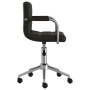 Silla de comedor giratoria cuero sintético negro de , Sillas de comedor - Ref: Foro24-3088186, Precio: 99,56 €, Descuento: %