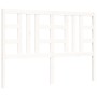 Estructura de cama con cabecero madera maciza blanco 140x200 cm de vidaXL, Camas y somieres - Ref: Foro24-3193922, Precio: 13...